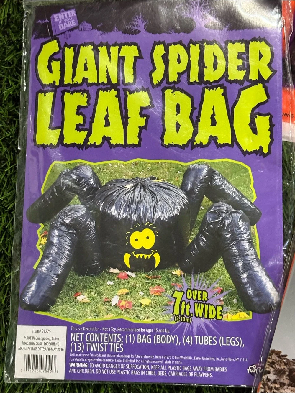 Lawn Leaf Bags - Halloween Theme - Large Lot